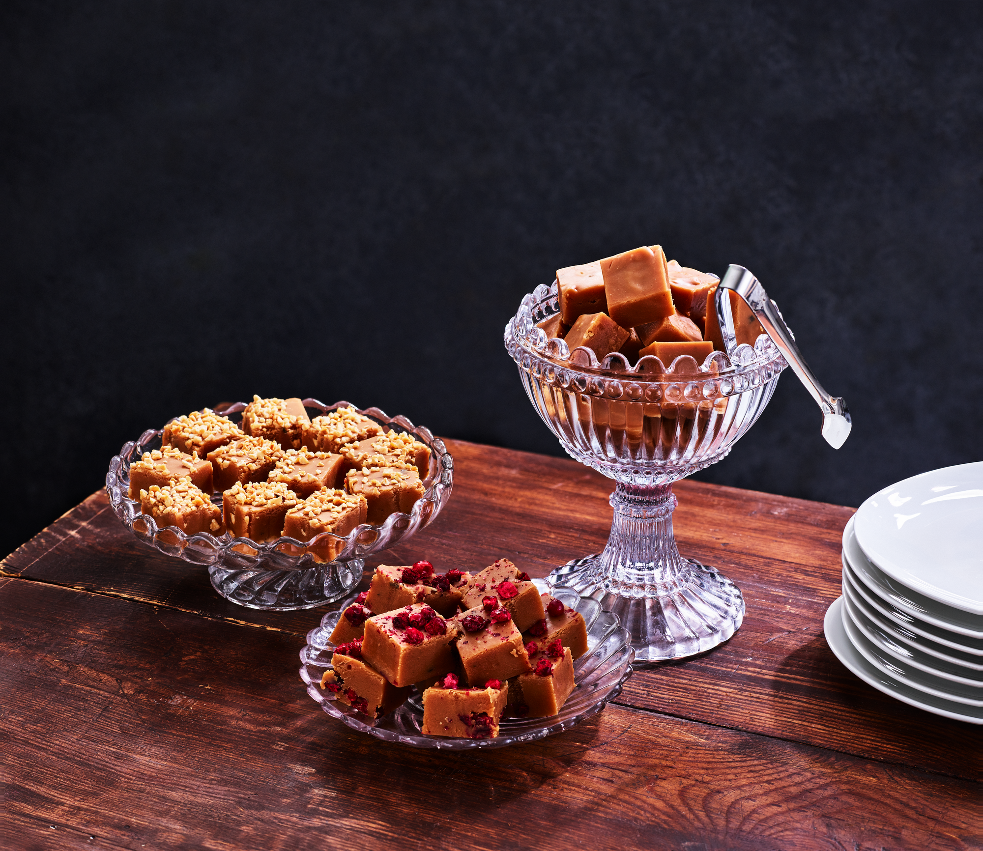Vit chokladfudge med Kvibille ädel