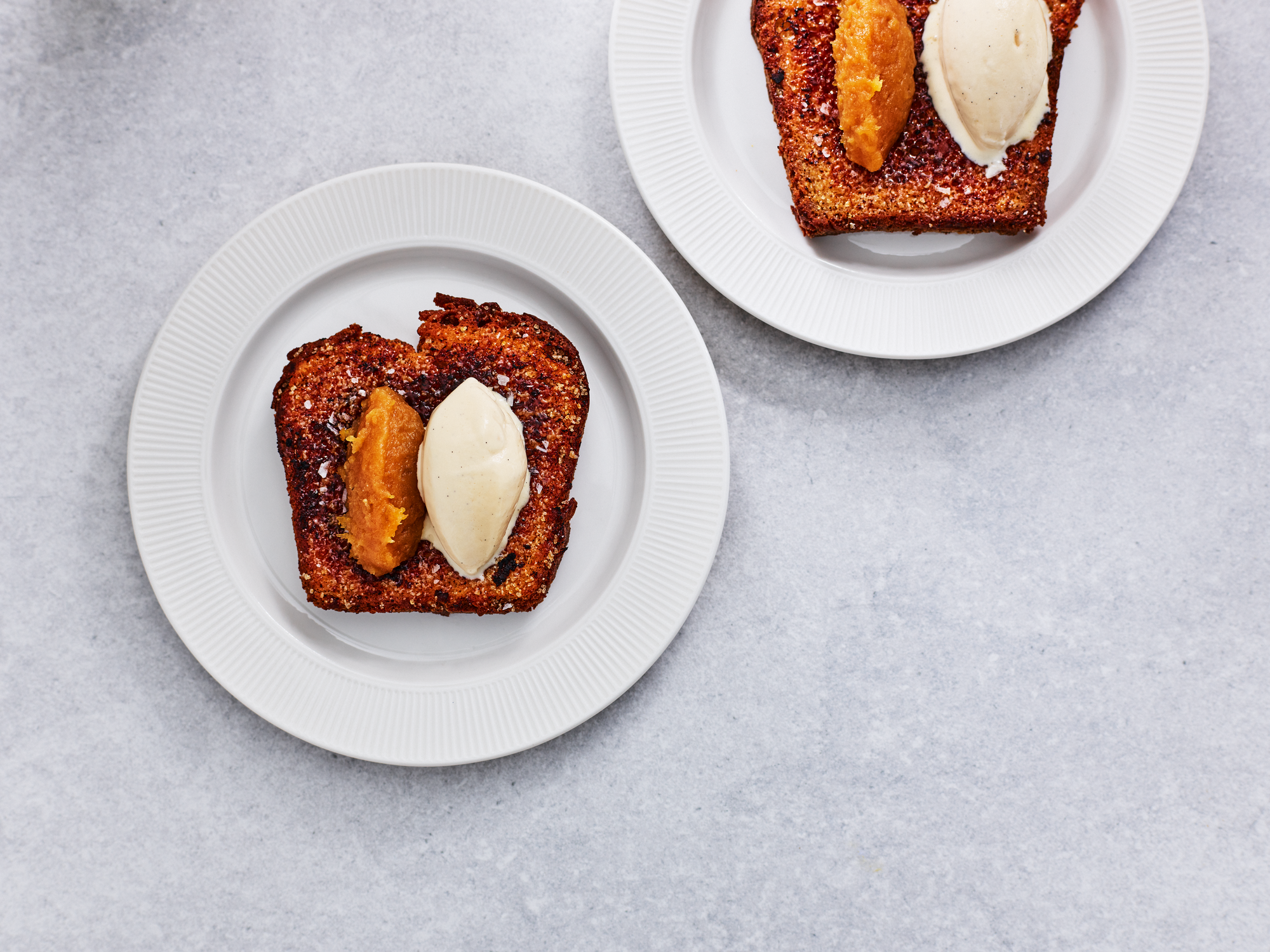 French toast med äpple och calvados
