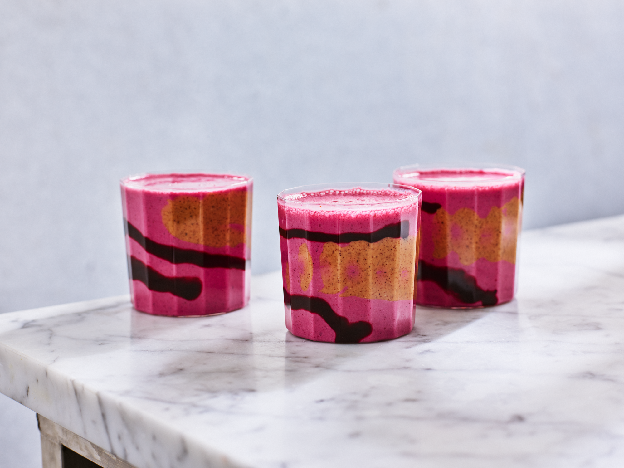 Svartvinbärs- & mandelboost